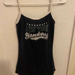 Navy Blue New York Yankees Tank Top